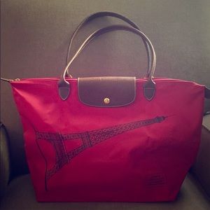 Limited Edition Eiffel Tower Long Champ Le Pliage